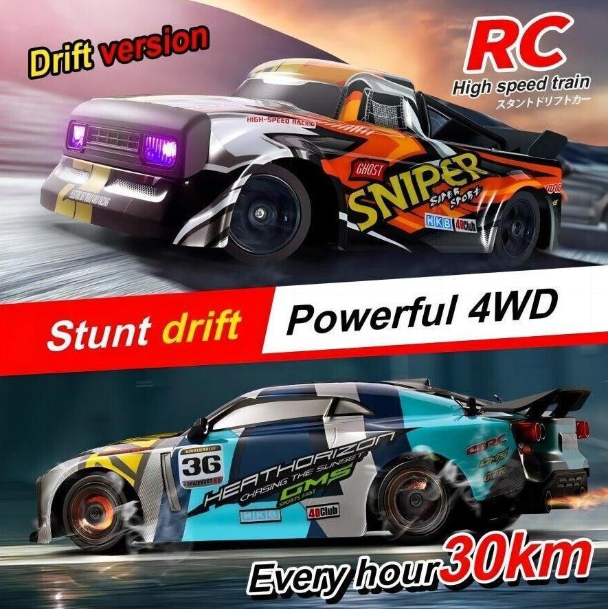 1 16 4WD Racing Car 30KM H High Speed Car 2.4G Remote Control Drift Car Truck US