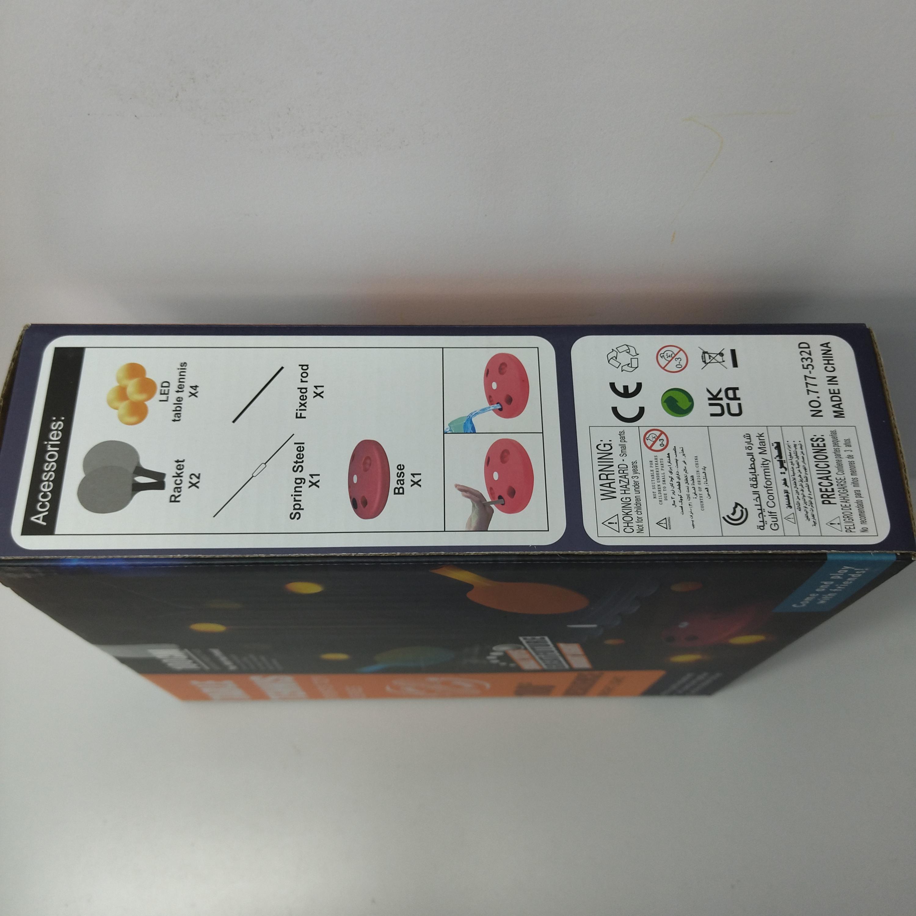 Glowing Ping-Pong Set - The Luminous Delight Of Night Games With Flashing Lights, Easy To Play, And Endless Laughter